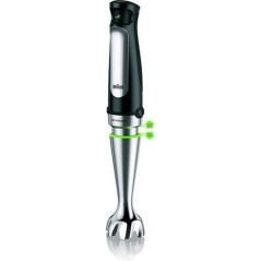 Braun Multiquick 7 MQ 7075X Immersion Blender Premium - Sleek Black & Brushed Stainless Steel for Effortless Blending!